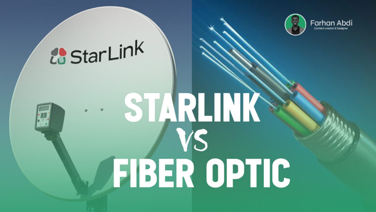 Starlink vs Fiber Optic – Kee Internet-ka Ugu Wanaagsan Meesha Aad Joogto?
